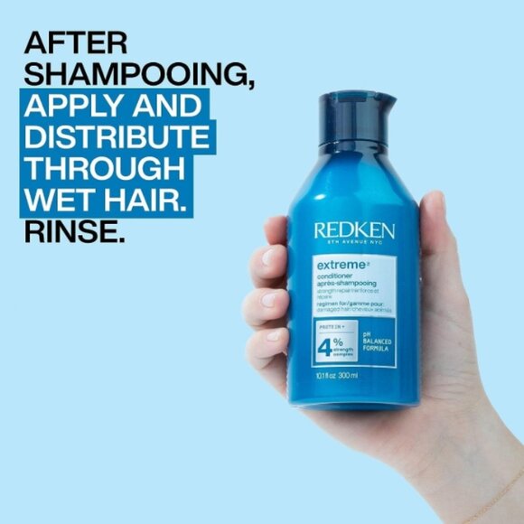 Redken Extreme Shampoo & Conditioner Set For Damaged Hair - Strengthens Hair and - Picture 7 of 14